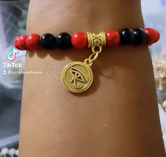 the "EYE PEACE" bracelet (8mm)