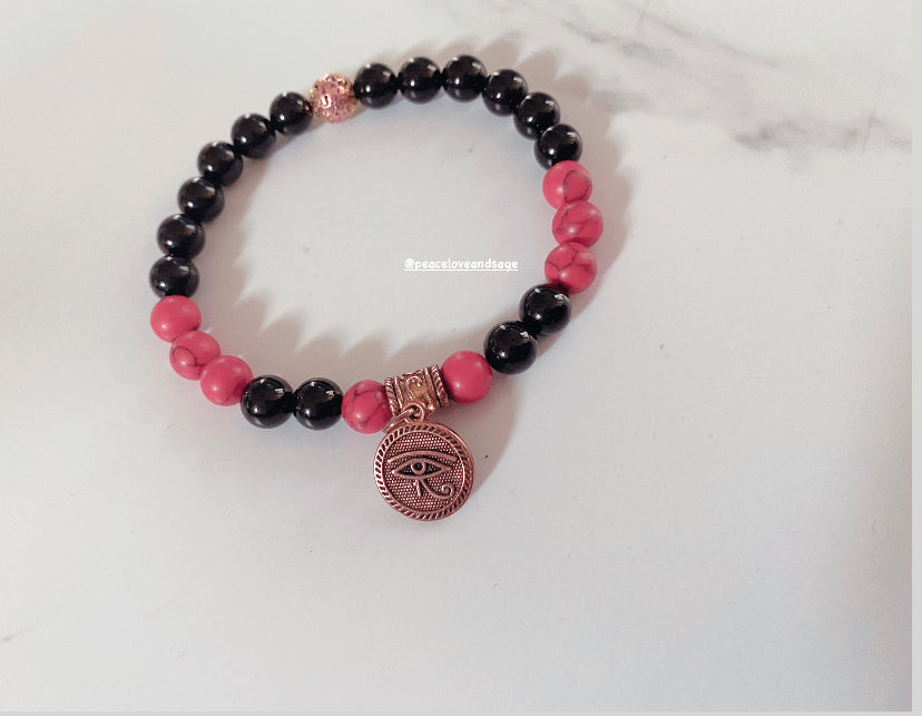 the "EYE PEACE" bracelet (8mm)