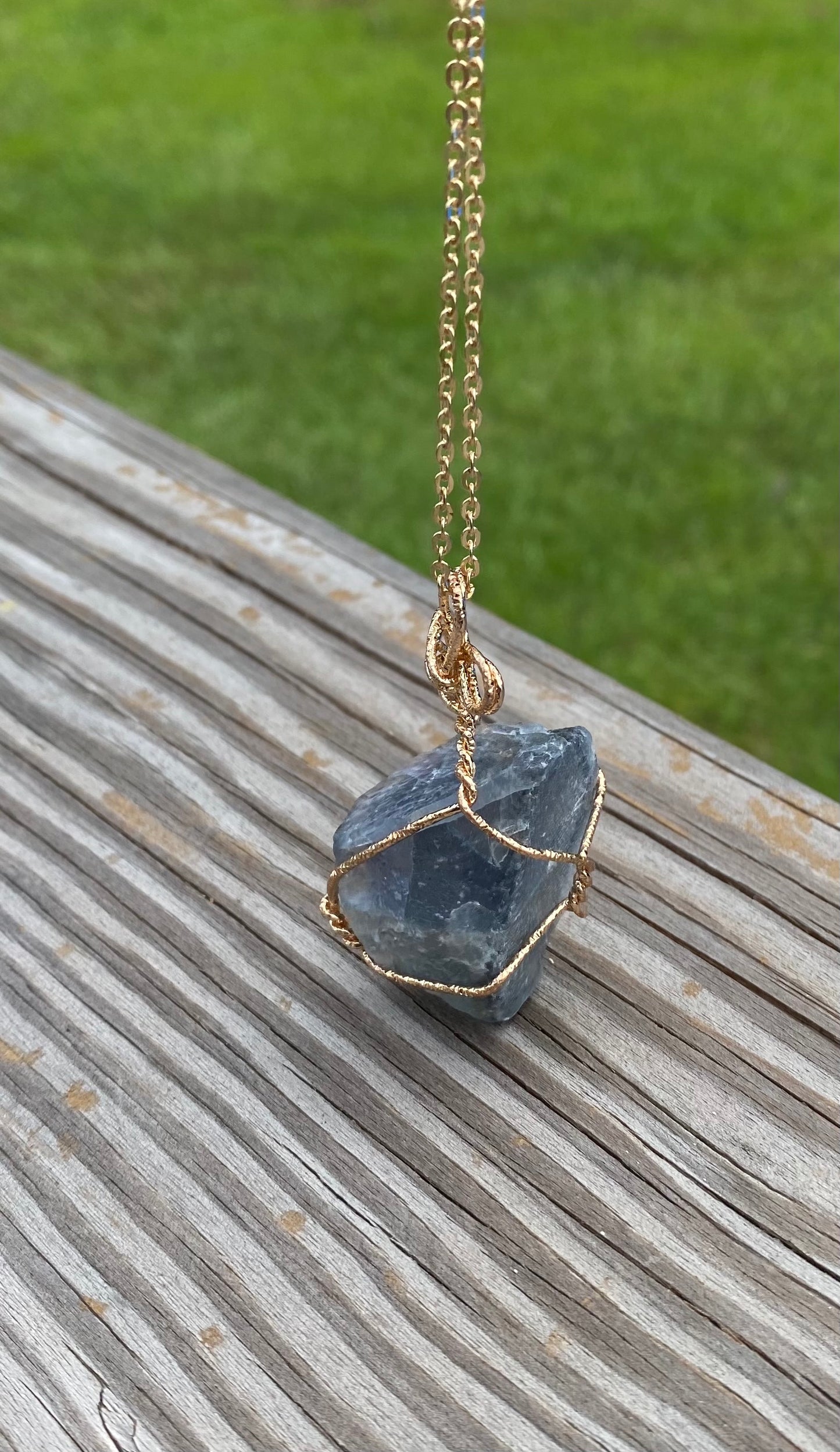 DUMORTIERITE necklace